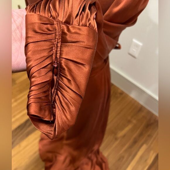 Ulla Johnson (Zimmerman) 100% silk wrap dress size 4 - Picture 8 of 12